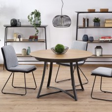 Apaļš izvelkams koka galds MORETTI